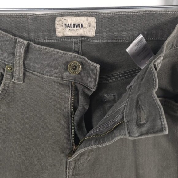 BLADWIN KANSAS CITY HENLY VERDANT Jeans MidRise USA🇺🇸MADE 101000VERT Size 28 - Picture 8 of 13